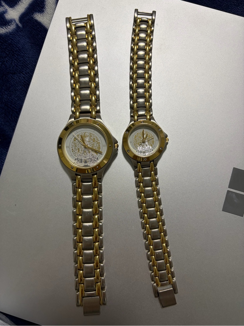 Citizen Two-Tone Gold and Silver Bracelet Watch - Cityscape Dial